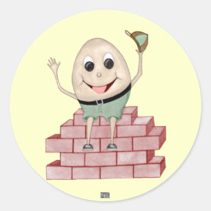 Sticker Rond Humpty Dumpty