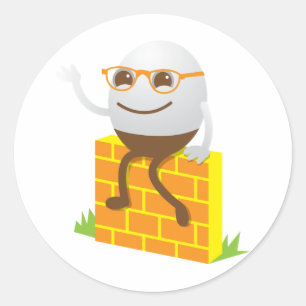 Sticker Rond Humpty Dumpty