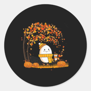 Sticker Rond Humpty Dumpty Had A Great Fall Thanksgiving Autumn
