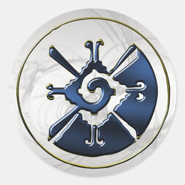 Sticker Rond Hunab Ku (Devant)