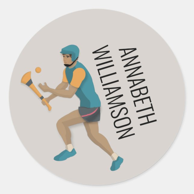 Sticker Rond Hurling (Devant)