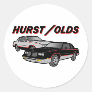 Sticker Rond Hurst/Olds