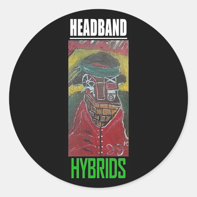 STICKER ROND HYBRIDES DE SERRE-TÊTE (Devant)