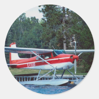Sticker Rond hydravion Cessna