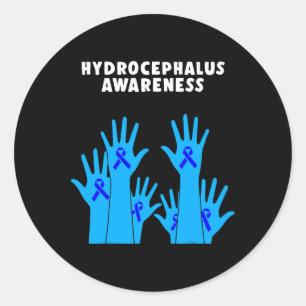 Sticker Rond Hydrocéphalie Survivante Thérapeutique Warri