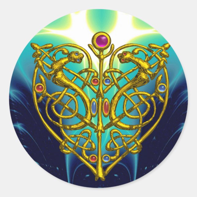 STICKER ROND HYPER VALENTINE (Devant)