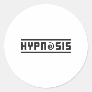 Sticker Rond Hypnosis Meilleur Hypnotiseur Hypnotiseur Cadeau H