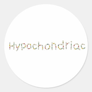 Sticker Rond hypochondriaque