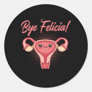 Sticker Rond Hystérectomie Et Utérine Opération Survivo