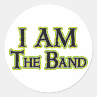 Sticker Rond I AM the Band - Customisé
