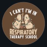 Sticker Rond I Can't I'm<br><div class="desc">Le poison de Respiratory They School. Parfait pour papa,  maman,  papa,  men,  women,  friend et family members on Thanksgiving Day,  Christmas Day,  Mothers Day,  Fathers Day,  4th of July,  1776 Independent Day,  Vétérans Day,  Halloween Day,  Patrick's Day</div>