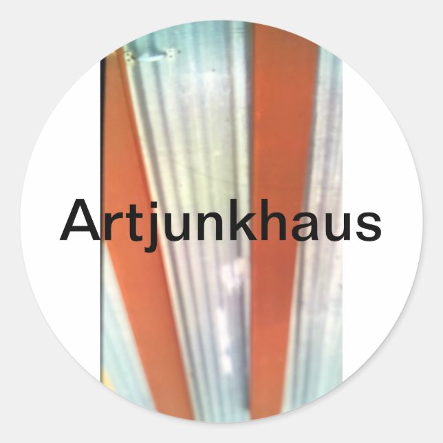 Sticker Rond "I-Chinati" Marfa I-Ching Hankamer Artjunkhaus fun (Devant)