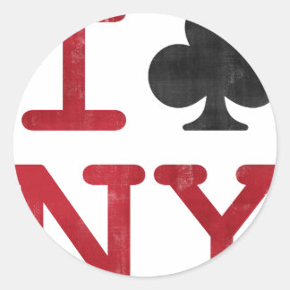 Sticker Rond I Club NY