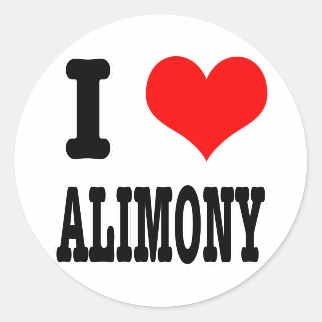 STICKER ROND I COEUR (AMOUR) ALIMONIE (Devant)