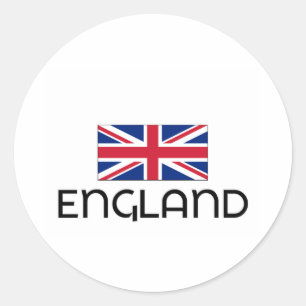 STICKER ROND I COEUR ANGLETERRE