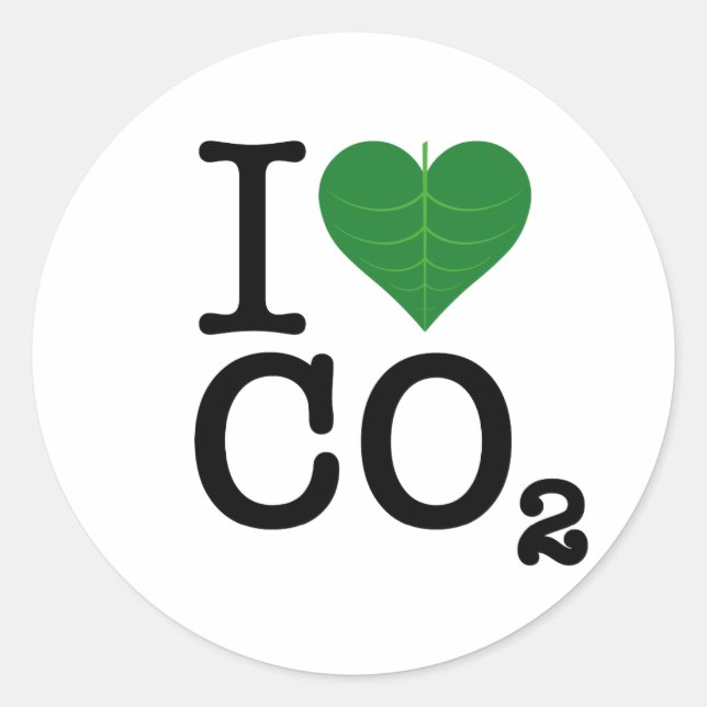 Sticker Rond I Coeur CO2 (Devant)