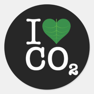 Sticker Rond I Coeur CO2