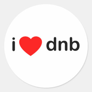 Sticker Rond I coeur DNB