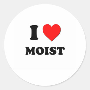 Sticker Rond I coeur moite