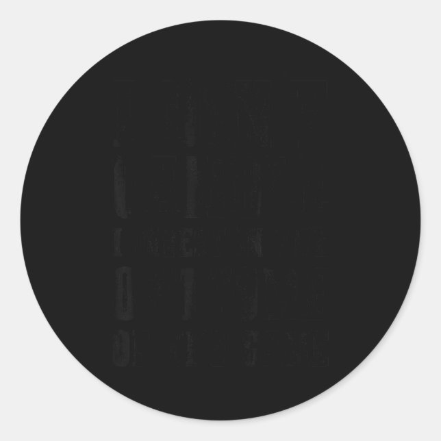 Sticker Rond I Don't Gamble I Invest In The Outcome Of The Game (Devant)