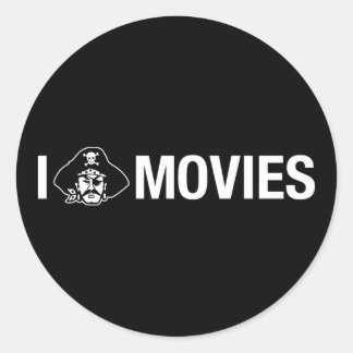 Sticker Rond i films pirates