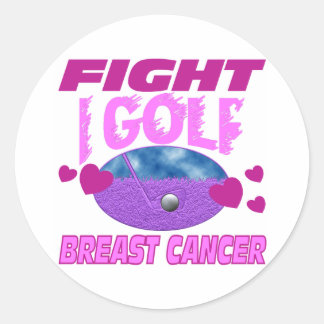Sticker Rond I Golf > Lutte contre le cancer du sein