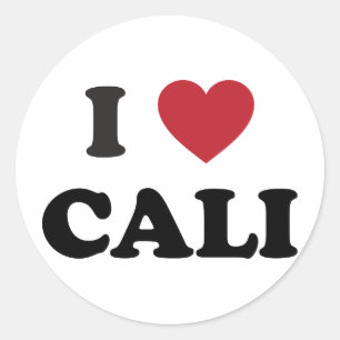 Sticker Rond I Heart Cali Colombie