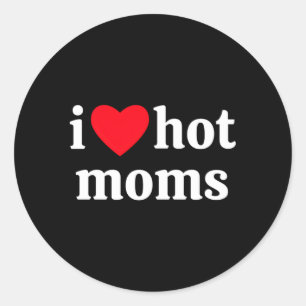 Sticker Rond I Il Hot Moms