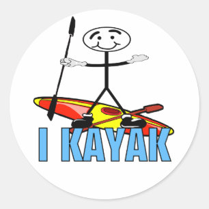 Sticker Rond I Kayak