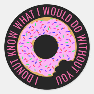 Sticker Rond I le beignet savent