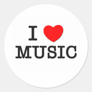 Sticker Rond I Love