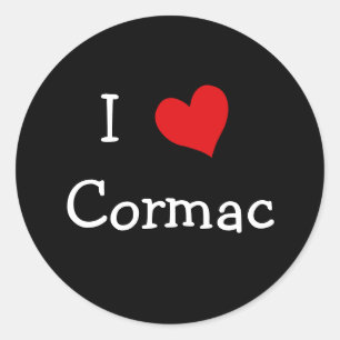 Sticker Rond I Love Cormac