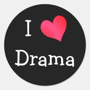 Sticker Rond I Love Drama