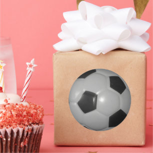 Sticker Rond I Love Football (Soccer)