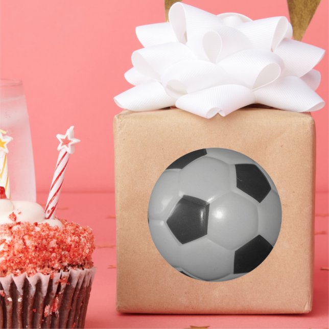 Sticker Rond I Love Football (Soccer) (Fête)