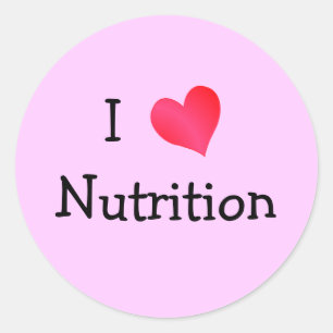 Sticker Rond I Love Nutrition