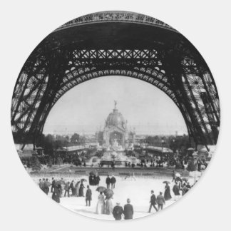 Sticker Rond I Love Paris