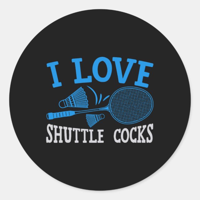 Sticker Rond I Love Shuttle S 3 (Devant)