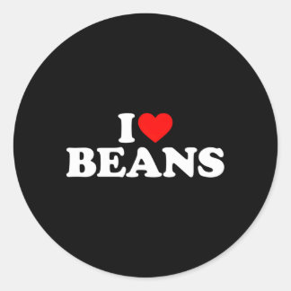 Sticker Rond I Loy Beans I He Beans Beans Beans