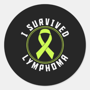 Sticker Rond I Survié Lymphome Sensibilisation