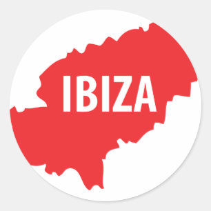 Sticker Rond Ibiza