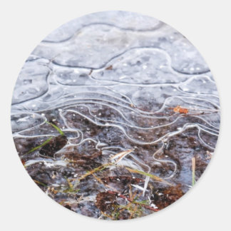 Sticker Rond Ice Art 1
