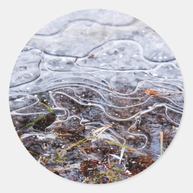 Sticker Rond Ice Art 1 (Devant)