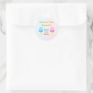 Sticker Rond Ice Cream