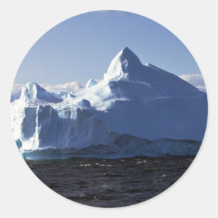 Sticker Rond Iceberg, Antarctique