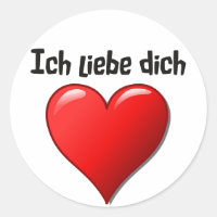 Ich liebe dich - Je vous aime en allemand
