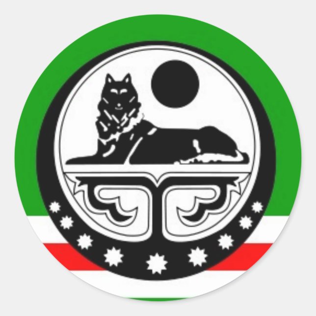 Sticker Rond Ichkeria (Devant)