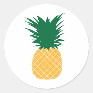 Sticker Rond Icône ananas