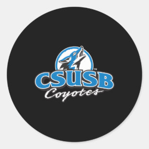 Sticker Rond Icône Cal State San Bernardino Coyotes