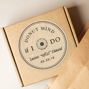 Sticker Rond Icône de beignet Ne refuse pas si je le fais Cadea